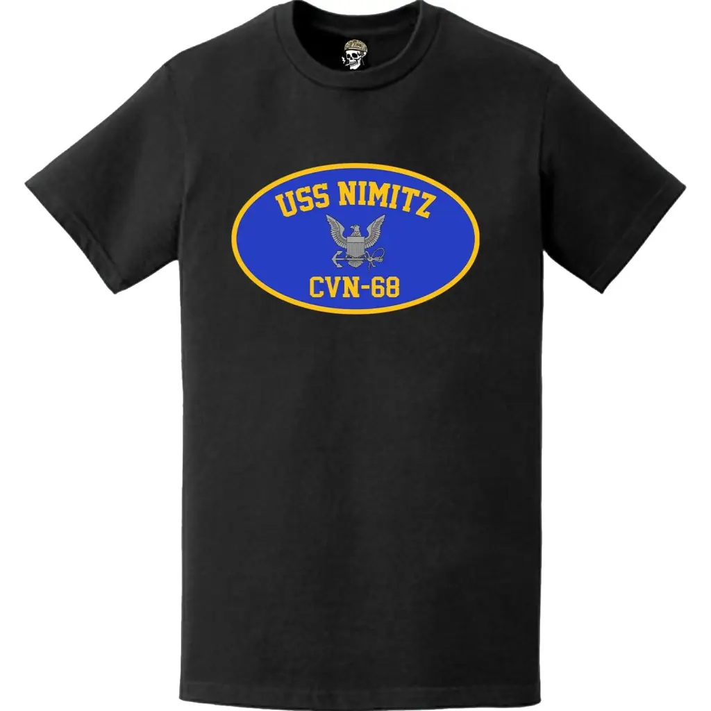 USS Nimitz (CVN-68) Aircraft Carrier T-Shirt Tactically Acquired   