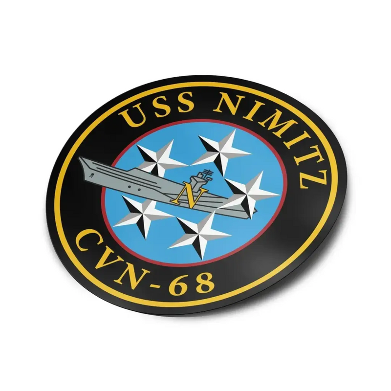 USS Nimitz (CVN-68) Die-Cut Vinyl Sticker Decal