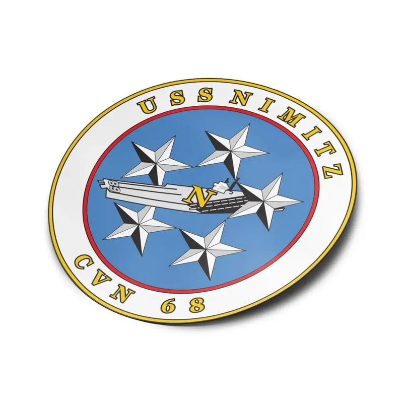 USS Nimitz (CVN-68) Logo Emblem Sticker Decal