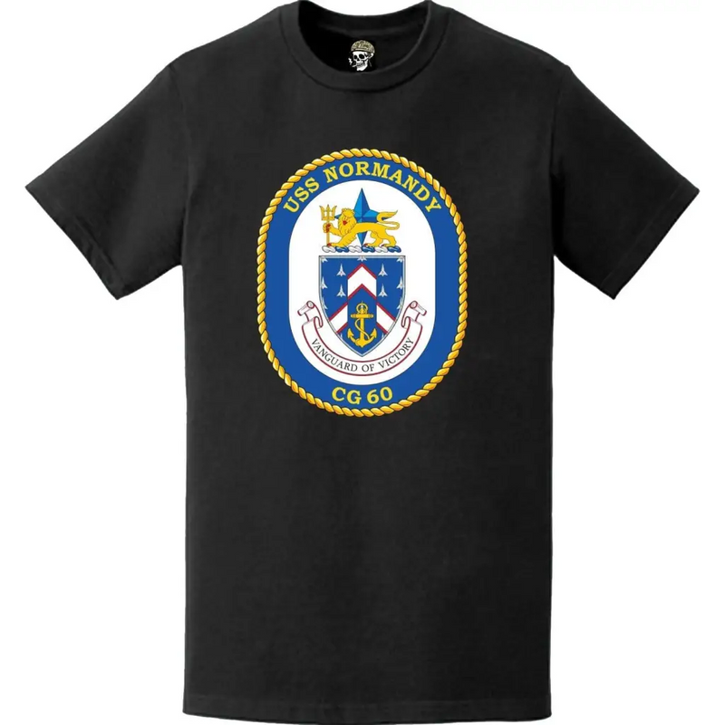 USS Normandy (CG-60) Ship's Crest Logo T-Shirt