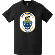 USS O'Bannon (DD-987) Ship's Crest Logo T-Shirt Tactically Acquired   