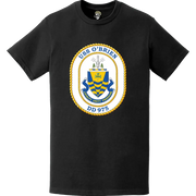 USS O'Brien (DD-975) Ship's Crest Logo T-Shirt Tactically Acquired   