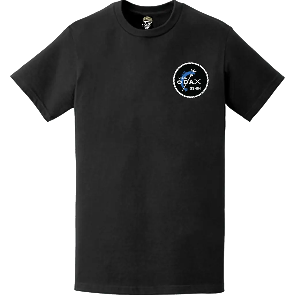 USS Odax (SS-484) Submarine Left Chest Logo Emblem T-Shirt Tactically Acquired   