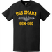USS Omaha (SSN-660) Submarine T-Shirt Tactically Acquired   