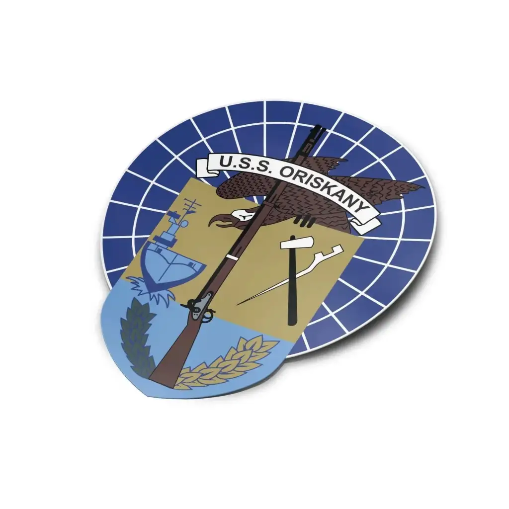 USS Oriskany (CV-34) Die-Cut Vinyl Sticker Decal Tactically Acquired   