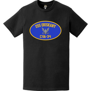 USS Oriskany (CVA-34) Aircraft Carrier T-Shirt Tactically Acquired   