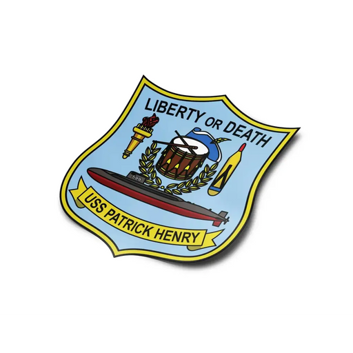 USS Patrick Henry (SSBN-599) Die-Cut Vinyl Sticker Decal Tactically Acquired   