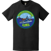 USS Pennsylvania (BB-38) Battleship Logo Emblem T-Shirt Tactically Acquired   