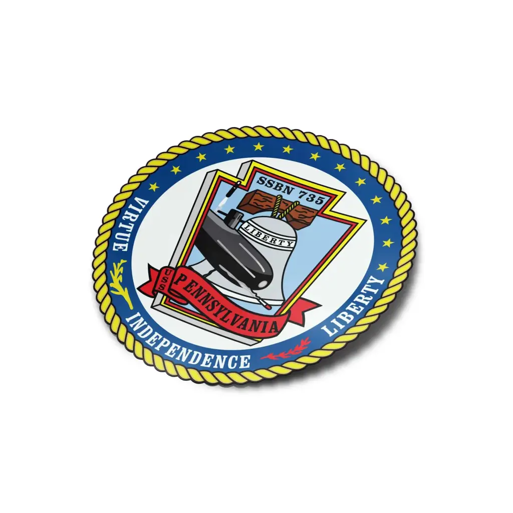 USS Pennsylvania (SSBN-735) Die-Cut Vinyl Sticker Decal Tactically Acquired   