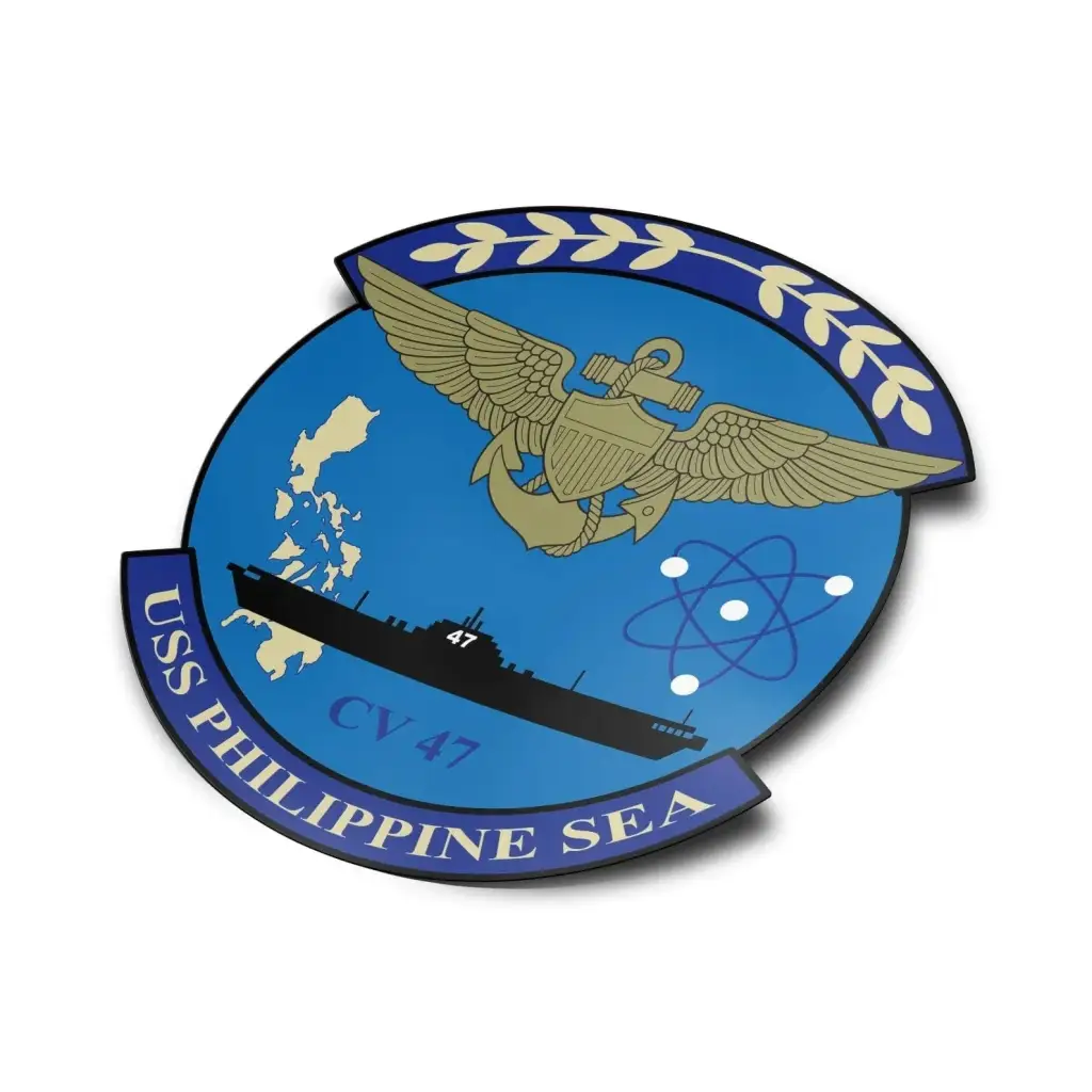 USS Philippine Sea (CV-47) Die-Cut Vinyl Sticker Decal Tactically Acquired   
