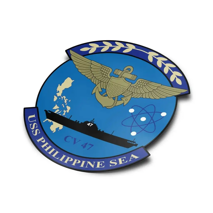 USS Philippine Sea (CV-47) Die-Cut Vinyl Sticker Decal Tactically Acquired   