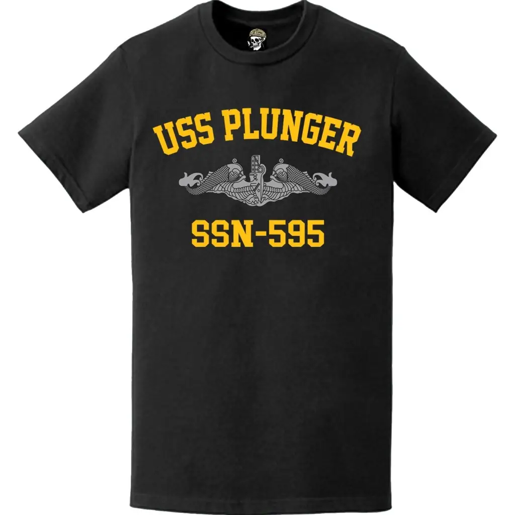 USS Plunger (SSN-595) Submarine T-Shirt Tactically Acquired   