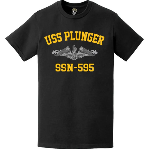 USS Plunger (SSN-595) Submarine T-Shirt Tactically Acquired   