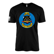 USS Pollack (SS-180) Porpoise-Class Submarine T-Shirt - Black