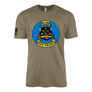 USS Pollack (SS-180) Porpoise-Class Submarine T-Shirt - Coyote Brown