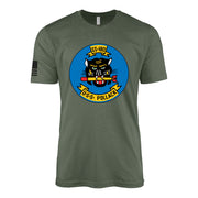 USS Pollack (SS-180) Porpoise-Class Submarine T-Shirt - Military Green