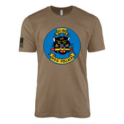 USS Pollack (SS-180) Porpoise-Class Submarine T-Shirt - Woodland Brown