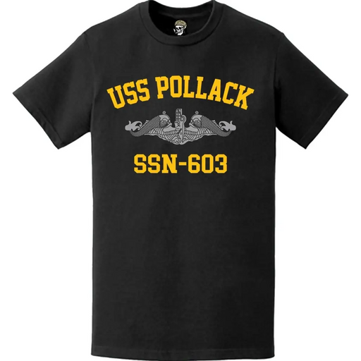 USS Pollack (SSN-603) Submarine T-Shirt Tactically Acquired   