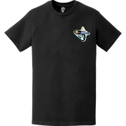 USS Queenfish (SS-393) Submarine Left Chest Logo Emblem T-Shirt Tactically Acquired   