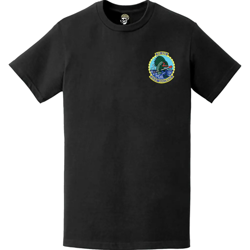 USS Quillback (SS-424) Submarine Left Chest Logo Emblem T-Shirt