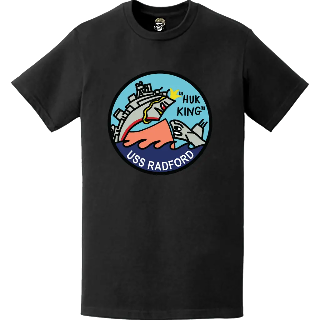 USS Radford (DD-446) Ship's Crest Logo T-Shirt Tactically Acquired   