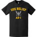 USS Relief (AH-1) Hospital Ship T-Shirt Tactically Acquired   