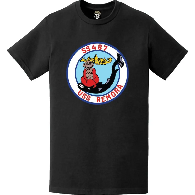 USS Remora (SS-487) Submarine Logo Emblem Crest T-Shirt
