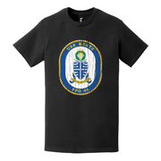 USS Rentz (FFG-46) Logo Emblem Distressed T-Shirt Tactically Acquired   