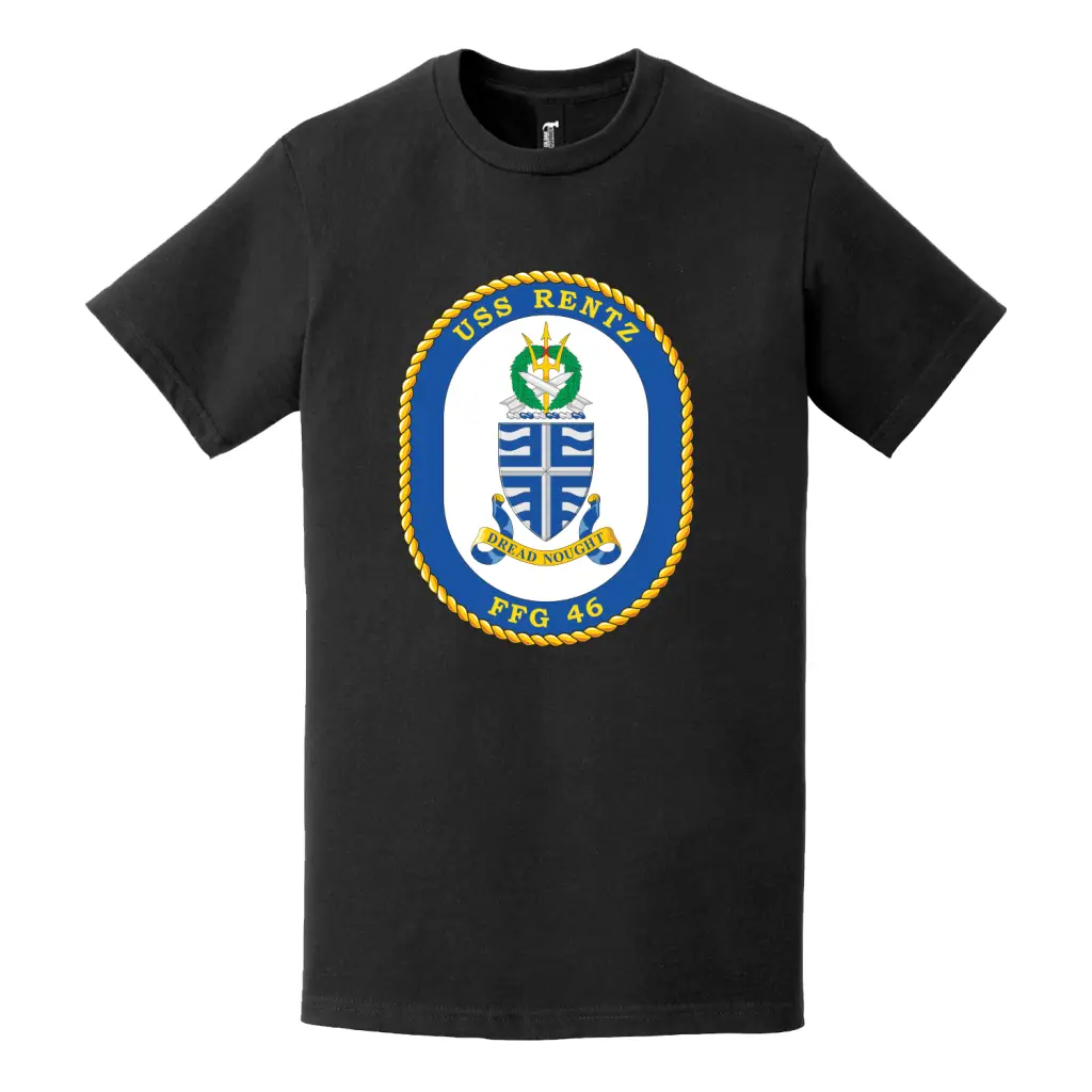 USS Rentz (FFG-46) Logo Emblem T-Shirt Tactically Acquired   