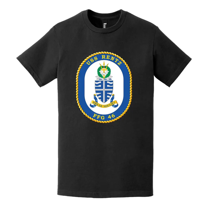 USS Rentz (FFG-46) Logo Emblem T-Shirt Tactically Acquired   