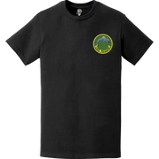 USS Requin (SS-481) Submarine Left Chest Logo Emblem T-Shirt Tactically Acquired   