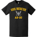 USS Rescue (AH-20) Hospital Ship T-Shirt Tactically Acquired   