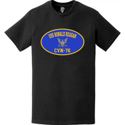 USS Ronald Reagan (CVN-76) Aircraft Carrier T-Shirt Tactically Acquired   