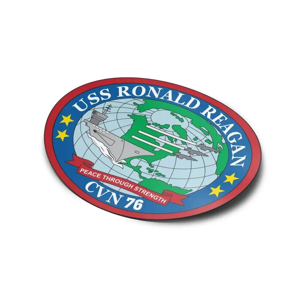 USS Ronald Reagan (CVN-76) Die-Cut Vinyl Sticker Decal Tactically Acquired   