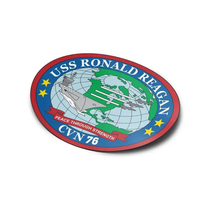 USS Ronald Reagan (CVN-76) Die-Cut Vinyl Sticker Decal Tactically Acquired   