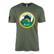 USS Sailfish (SS-572) Sailfish-Class Submarine T-Shirt - Military Green
