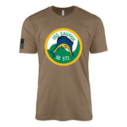 USS Sailfish (SS-572) Sailfish-Class Submarine T-Shirt - Woodland Brown