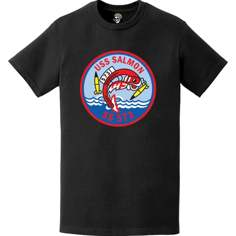 USS Salmon (SS-573) Submarine Logo Emblem T-Shirt