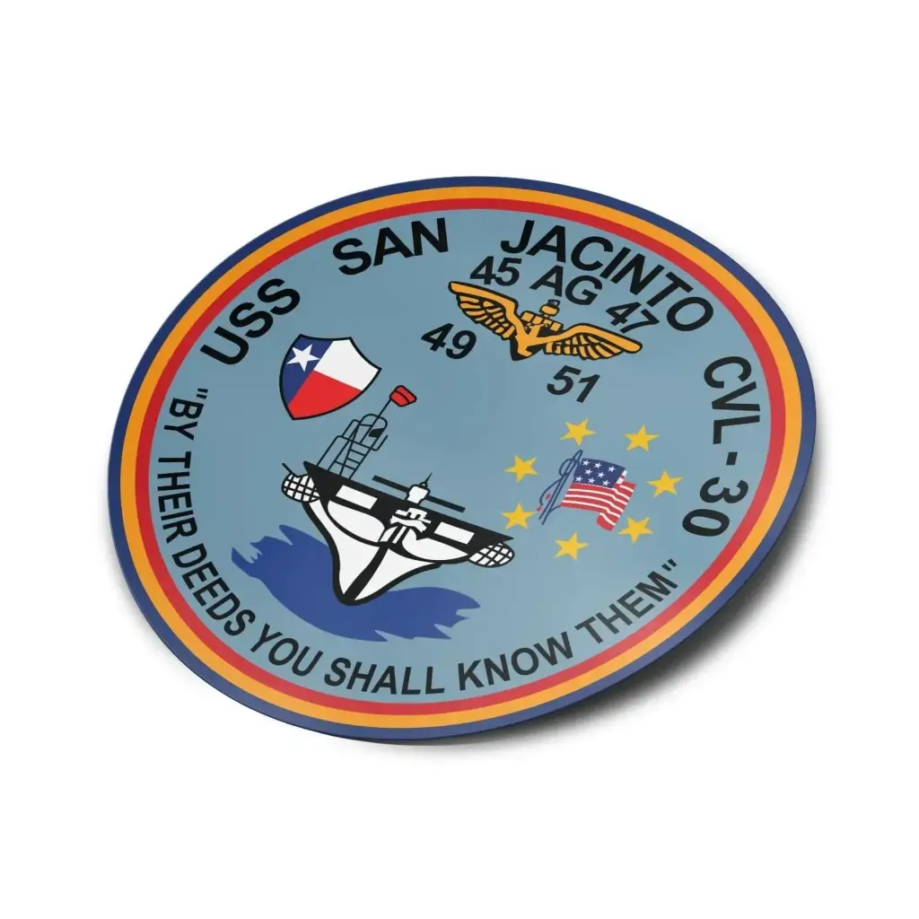 USS San Jacinto (CVL-30) Die-Cut Vinyl Sticker Decal Tactically Acquired   