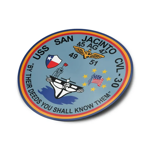 USS San Jacinto (CVL-30) Die-Cut Vinyl Sticker Decal Tactically Acquired   