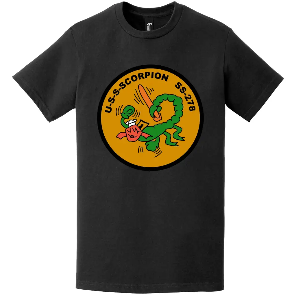USS Scorpion (SS-278) Gato-class Submarine Logo T-Shirt Tactically Acquired   