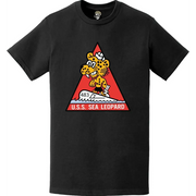 USS Sea Leopard (SS-483) Submarine Logo Emblem Crest T-Shirt Tactically Acquired   