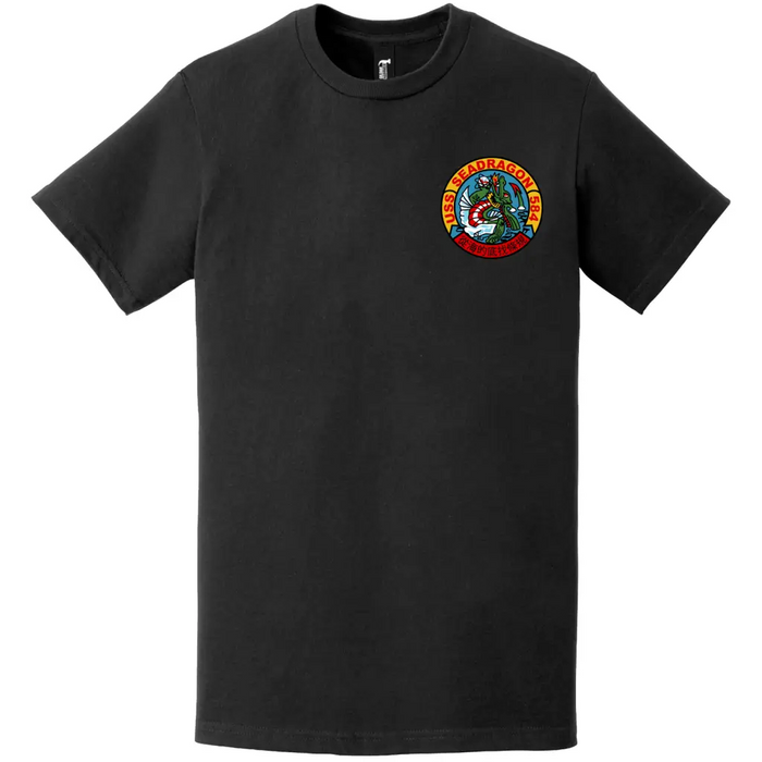 USS Seadragon (SSN-584) Left Chest Logo T-Shirt Tactically Acquired   