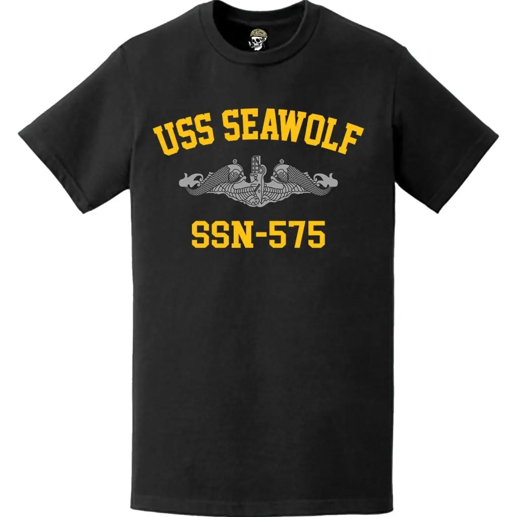 USS Seawolf (SSN-575) Submarine T-Shirt Tactically Acquired   