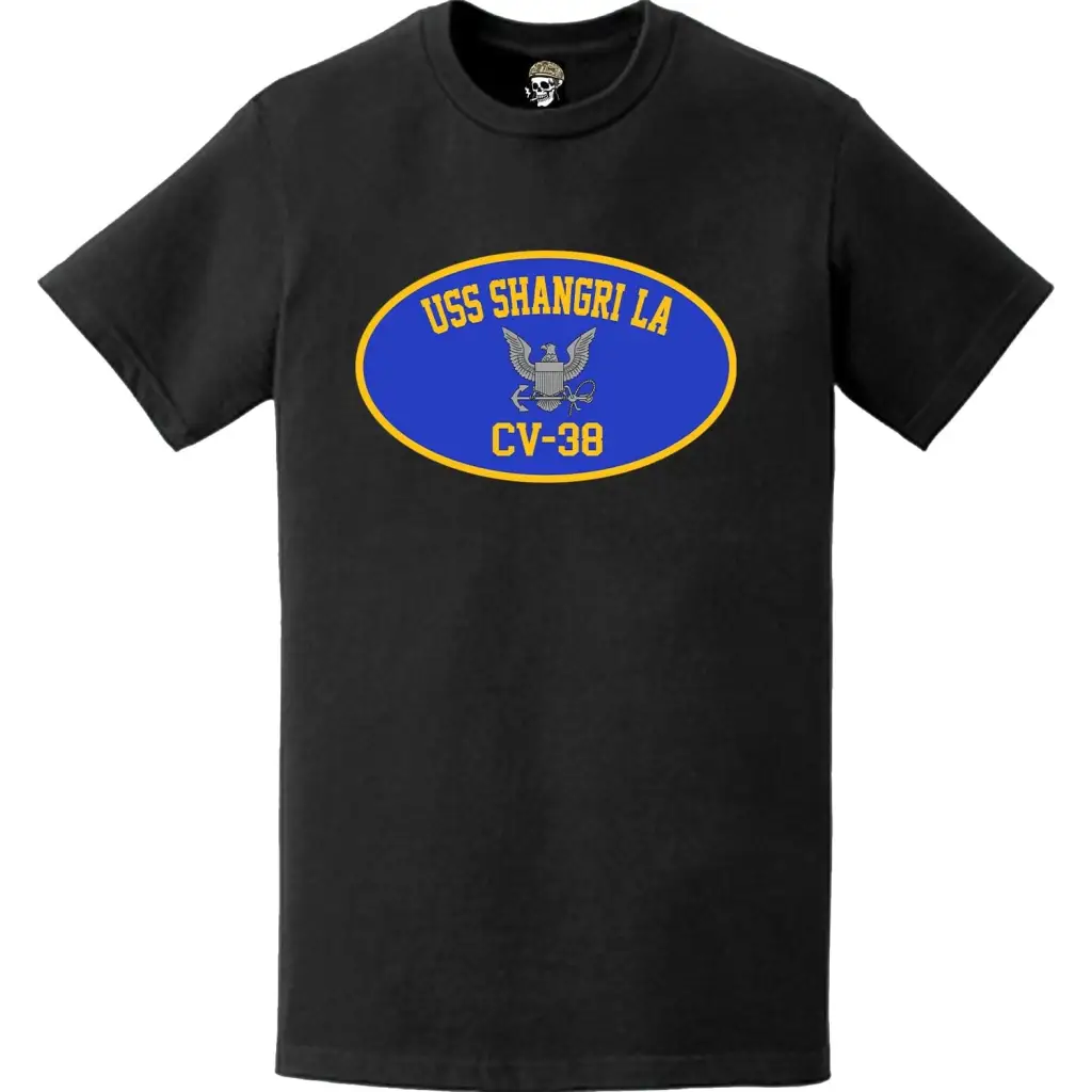 USS Shangri-La (CV-38) Aircraft Carrier T-Shirt Tactically Acquired   