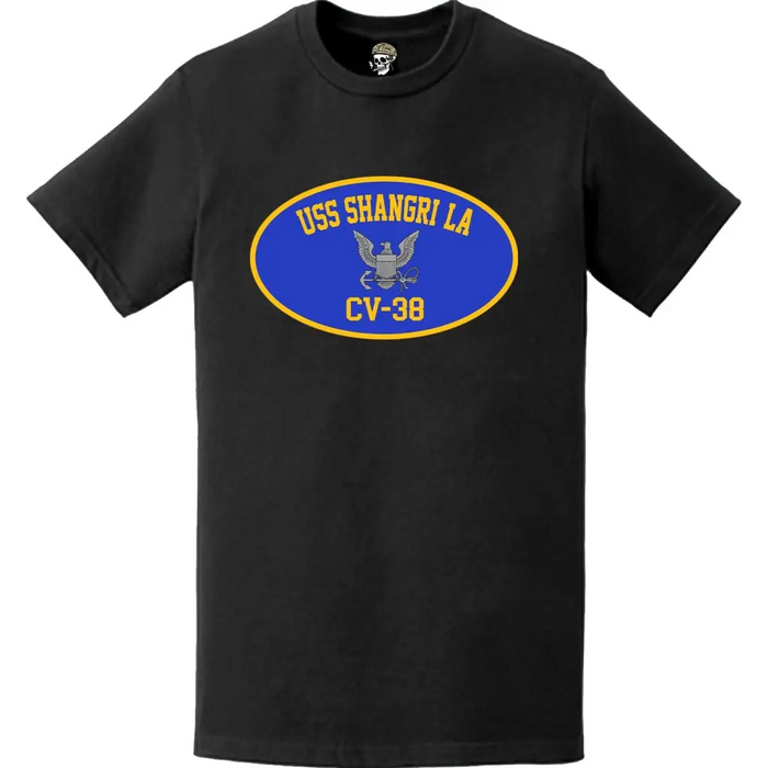 USS Shangri-La (CV-38) Aircraft Carrier T-Shirt Tactically Acquired   