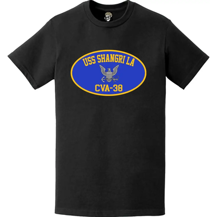 USS Shangri-La (CVA-38) Aircraft Carrier T-Shirt Tactically Acquired   