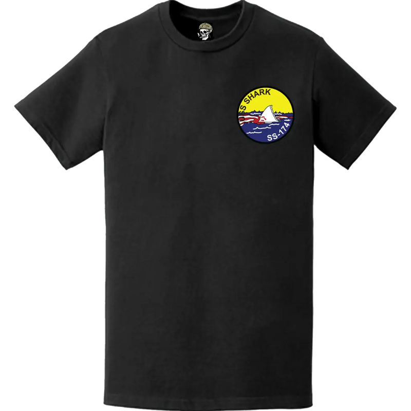 USS Shark (SS-174) Submarine Left Chest Logo T-Shirt