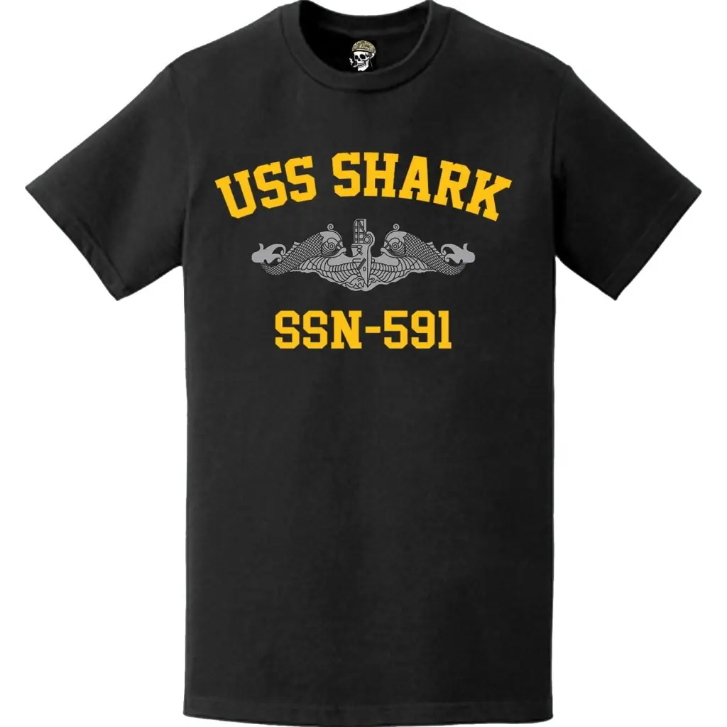USS Shark (SSN-591) Submarine T-Shirt Tactically Acquired   