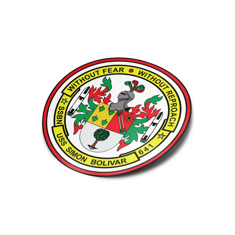 USS Simon Bolivar (SSBN-641) Die-Cut Vinyl Sticker Decal